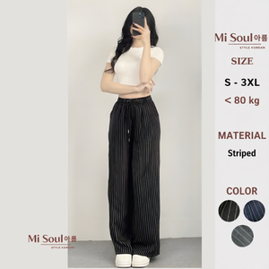 Pantalon Harem Femme Personnalisé avec Logo, Taille Élastique, Coupe Droite, Décontracté, Nœud et Perles, Écologique, Streetwear, Mode Coréenne, Vente en Gros - Product Image 4