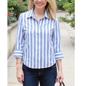 Camisa de Manga Larga Rosa Sólida Informal y Holgada de Alta Calidad para Mujer, Camisa de Oficina de Moda de Poliéster para Otoño, Proveedor de BD - Product Image 6