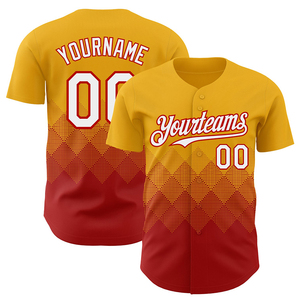 เสื้อเบสบอลแขนสั้นระบายอากาศดีไซน์ล่าสุด แห้งเร็ว ผ้าตาข่ายพิมพ์ลายตามสั่ง พร้อมชื่อและหมายเลขทีม - Product Image 3