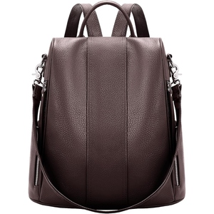Women's Luxury Goat Leather Backpack Handmade Craft Travel School Office Bag Smooth Texture Durable Build - Product Image 3