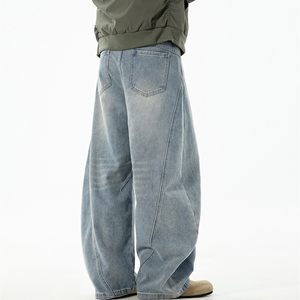 Designer Baggy Denim <b>Jeans</b> for <b>Men</b> Wide Leg Oversized Streetwear Global Export Quality Wide Leg Denim <b>Jeans</b> High Waist Stonewash - Product Image 5