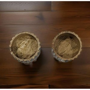 Portavelas de madera de mango tallada estilo bohemio Jali para velas de té - Venta al por mayor - Product Image 4