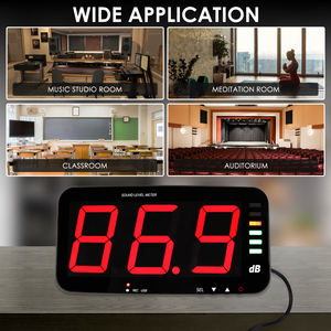 Medidor de Nivel de Sonido Digital con Pantalla HD de 13 Pulgadas, Medidor de Decibelios de 30-130dB, Registrador de Datos con Software para PC, Salida USB, Alarma Sonora y Luminosa - Product Image 2
