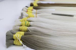 Extensions de cheveux en vrac de haute qualité cheveux vietnamiens Double noyer 100 grammes couleurs foncées 10 pouces - Product Image 4