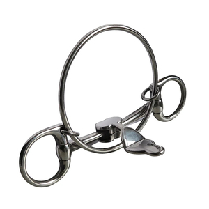 Mors de cheval en acier inoxydable 2026, taille 130 mm, avec articulation à rouleaux, équipement d'équitation, 100 % meilleure qualité - Product Image 1