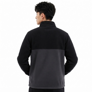 Veste polaire premium, vêtement d'extérieur chaud pour l'hiver, tissu polaire doux, fermeture éclair intégrale, coupe confortable, vêtements décontractés pour l'extérieur, OEM - Product Image 2