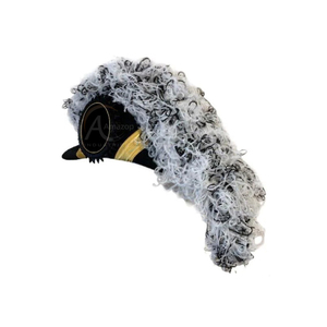 Sombreros Ceremoniales al por Mayor, Sombrero de Comandante Eminente de los Caballeros Templarios, Plumas Blancas, Sombrero de Terciopelo de Algodón Personalizado - Product Image 2