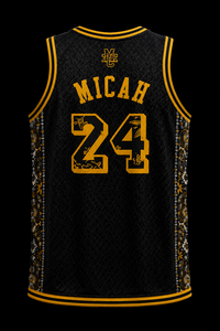 Camiseta sin mangas de baloncesto para hombre, negra, de malla transpirable, ajuste holgado, para deportes y entrenamiento de verano, talla grande, con letras bordadas - Product Image 5