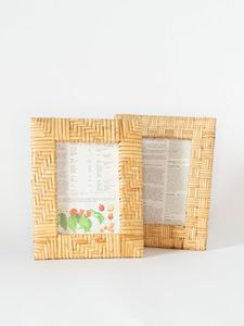 Cadre photo en rotin tressé naturel, design très demandé, au meilleur prix - Product Image 5
