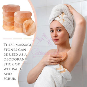 Top Rated Himalayan Pink Salt Massage Stones Spa Wholesale Price Himalayan Pink Salt Massage Stones - Product Image 2
