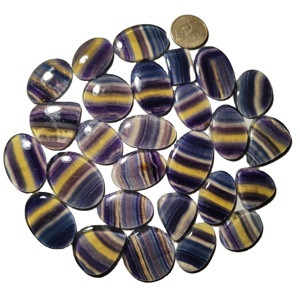 Cabochons de pierres précieuses en vrac Quartz arc-en-ciel naturel de haute qualité 20-45mm certifié tiers pour la fabrication de bijoux - Product Image 3