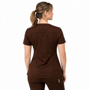 Ensemble d'uniformes médicaux tendance en jersey de coton unisexe avec logo personnalisé OEM, tenue d'hôpital pour médecins et infirmières, deux pièces, qualité export - Product Image 5