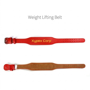 Cinturón de Levantamiento de Pesas de Cuero Resistente con Logotipo Personalizado, Ajustable, Transpirable, Acolchado Suave, Protección Profesional Antideslizante de 6 mm - Product Image 4