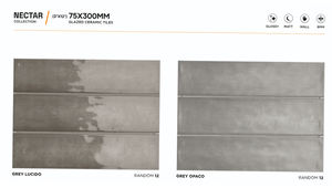 Azulejos de Cerámica Modernos para Paredes de Metro, Calidad de Exportación, Bordes Antideslizantes en Múltiples Tamaños, Colores y Acabados Superficiales para Uso en Hoteles - Product Image 2