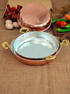 Luxury Handmade Hammered <b>Copper</b> Uruli Bowl Traditional Indian Decorative Serving Vessel for Home Kitchen Wedding Gift and Hotel - Product Image 6