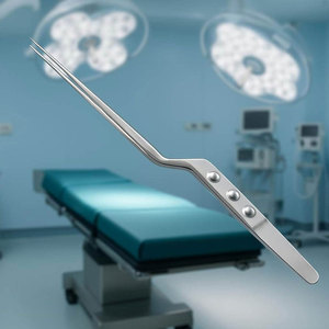 Pince à tissus de précision à baïonnette pour la préhension des tumeurs, instrument chirurgical manuel en acier inoxydable réutilisable, usage médical - Product Image 5