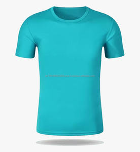 Camisetas Deportivas de Secado Rápido para Hombre, 100% Microfibra de Poliéster, Diseño Sólido con Impresión de Logotipo Personalizado, Venta al Por Mayor - Product Image 6