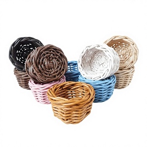 <b>SMALL</b> RATTAN <b>BASKET</b> HANDICRAFT - Product Image 1