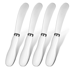 Stainless Steel Butter <b>Knife</b> With Colorful Resin Handles Mirror Polish Finish Steel Butter <b>Knife</b> Party Tableware Used - Product Image 5