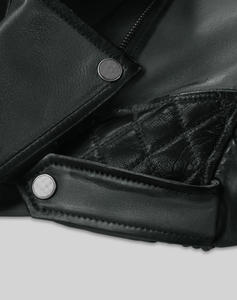 Blouson en cuir décontracté pour homme, nouvelle collection, en cuir de vachette pleine fleur, style baseball, design simple, pour printemps, automne et hiver, grande taille, offre ODM - Product Image 6