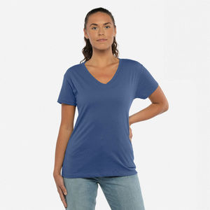 Camiseta Deportiva RICSA Unisex, Cuello en V, Manga Corta, Color Sólido, 100% Algodón, Transpirable, Tejido de Punto, Estampado por Transferencia de Calor, Corte Regular - Product Image 6