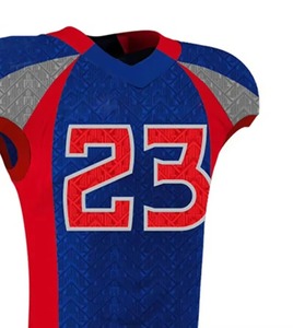 Durable Spandex Polyester Breathable Lightweight High Quality Men's American Football Jersey Uniform Customized Short Sleeve - Product Image 2