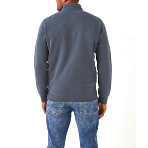 Suéter de Punto Personalizado de Alta Calidad para Hombre, Color Gris Oscuro, Cuello Redondo, Corte Regular, Estilo Casual para Otoño - Product Image 3