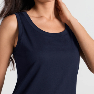 Top Corto sin Mangas para Mujer con Logotipo Personalizado, Cuello Cuadrado, Ajustado, para Yoga, Ejercicio, Fitness, Ropa Deportiva para Gimnasio y Running - Product Image 3