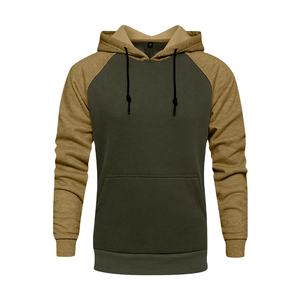 Sweat à capuche avec lacets fabrication personnalisée sweat à capuche à manches longues pour hommes sweat à capuche de meilleure qualité sweat à capuche de couleur unie vintage pour hommes - Product Image 1