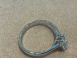 Sparkly Moissanite 2CT Marquise Cut Diamond <b>Solitaire</b> <b>Ring</b> For Women's original 925 <b>Silver</b> You and Me Promise Gift For Lovers - Product Image 3