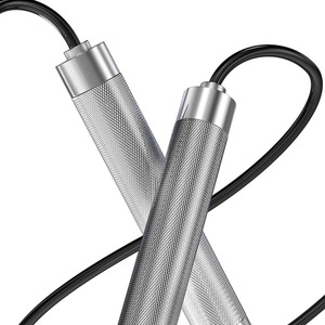 Corde à sauter lestée réglable pour l'entraînement de vitesse et la remise en forme, idéale pour le sport, la gym et l'exercice des enfants - Product Image 2