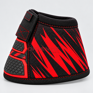 Botas de protección para pezuñas de caballo con diseño ligero, correas resistentes y construcción resistente a la abrasión para entrenamiento de equitación. - Product Image 5