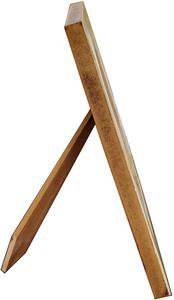 Cadre photo en MDF avec incrustation d'os blanc et finition coquillage naturel, orientation verticale, fait main, pour la décoration de la maison au Ramadan et à l'Aïd, utilisation sur table - Product Image 3