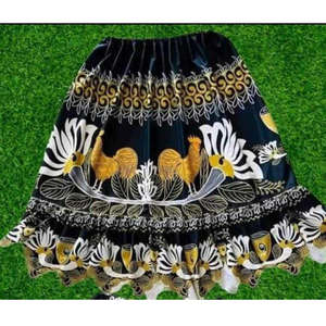 Ropa Hawaiana Bordada, Fabricada en Pakistán, Precios Bajos, Alta Calidad, Faldas Polinesias Casuales de Algodón para Mujer, Bordado Femenino - Product Image 3