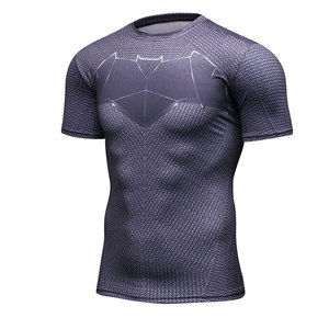 T-shirts de compression personnalisés à manches courtes, légers, pour hommes - Product Image 1