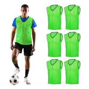 Hot Sell Breathable Solid Customized Football Vest <b>Training</b> Clothes Jogging Soccer <b>Bibs</b> 100% Polyester Unisex Adult In-Stock - Product Image 4