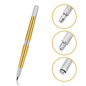 Outil de précision pour le modelage des sourcils avec design microblading, poignée ergonomique et construction pour une manipulation fluide - Product Image 3