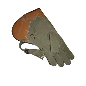 Guantes de Cetrería de Cuero Genuino Personalizados de Nuevo Estilo y a la Moda, Diseña Tus Propios Guantes de Cetrería de Doble Capa de Cuero - Product Image 6