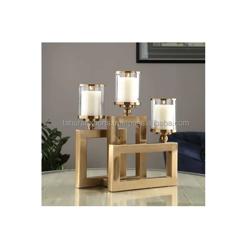 Premium Quality Metal Candle Holder Modern Design Wedding Candle Holder Outdoor And Indoor Handmade Customized Home Decorative