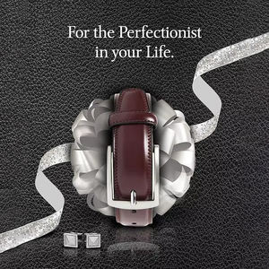 Cinturones Unisex de Cuero Vacuno al por Mayor, Casuales, de Alta Calidad, con Hebilla Plateada, Transpirables, Tallas Personalizadas - Product Image 2