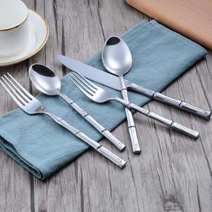 Ensemble de couverts en acier inoxydable de qualité supérieure |   Ensemble de cuillères, fourchettes et couteaux de luxe pour la salle à manger à domicile, les hôtels, les restaurants et la restauration - Product Image 5