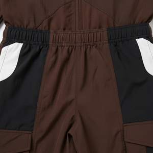 Chaqueta Deportiva con Capucha y Cremallera de Dos Piezas, Personalizada con Logotipo Bordado OEM, con Nylon Reflectante para Hombre - Product Image 4