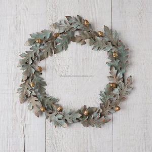 <b>Christmas</b> Wreath New Design Vintage Finished Metal <b>Christmas</b> Wreath for <b>Christmas</b> Decoration New Metal Wreath in Wholesale Price - Product Image 4