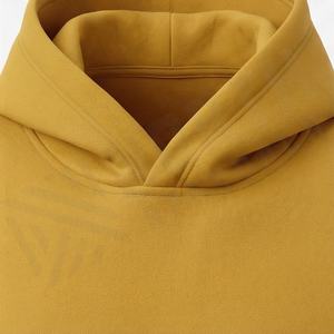 Custom Logo Autumn Hoodie Embroidered Design Cotton <b>Fleece</b> Sweatshirt Brand Promotion Oversized Fit Eco-Friendly Wholesale - Product Image 4