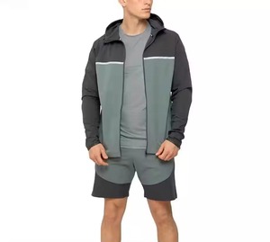 Conjunto de Chaqueta Cortavientos y Pantalones Cortos Unisex, Modelo 2026, Personalizado, 2 Piezas, 100% Algodón, Transpirable y de Secado Rápido - Product Image 5
