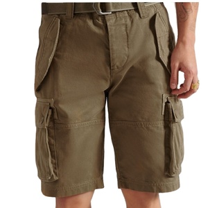 กางเกงขาสั้นคาร์โก้ผ้าฝ้ายคุณภาพสูงสั่งทำพิเศษ 4 กระเป๋า แห้งเร็ว สไตล์ลำลอง ใส่สบาย เหมาะสำหรับฤดูร้อน ผู้ชาย - Product Image 1