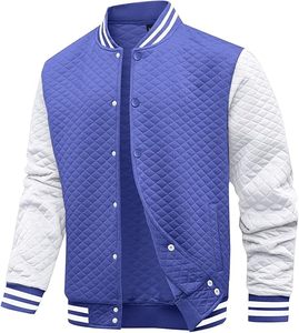 Men's Casual Spring Satin Windbreaker 100% Cotton <b>Waterproof</b> Breathable Quick Dry <b>Thin</b> Athletic Varsity <b>Jacket</b> Front Logo - Product Image 5