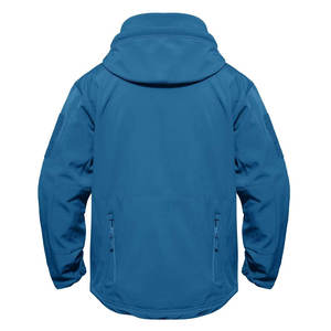 Chaqueta Softshell Personalizada con Logotipo Impreso, Forro Polar, para Hombre, Tejido Softshell Resistente al Viento con Capucha Ajustable - Perfecta para C - Product Image 2