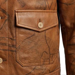 Chaqueta de Motociclista de Cuero Genuino para Hombre de la Mejor Calidad, Nueva Colección de Invierno, Chaquetas de Motocicleta con Protecciones Desmontables Personalizadas - Product Image 5