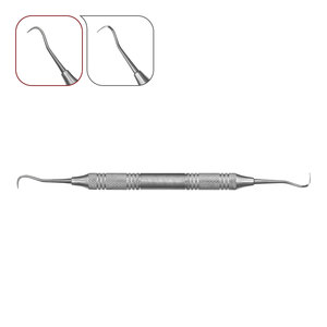 Sonda Exploradora Dental de Acero Inoxidable OEM Personalizada, Goldman Fox # 23 Instrumentos Dentales Autoclavables de Doble Extremo Hechos en Pakistán - Product Image 1
